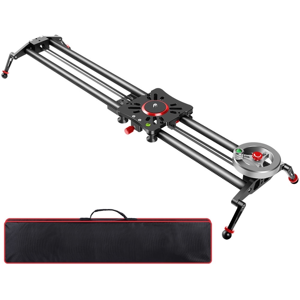GVM Carbon Fibre Camera Slider with Flywheel (0.83m)