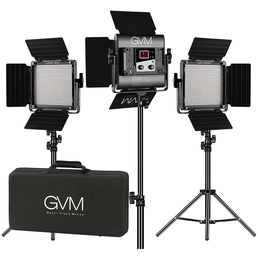 GVM 560AS3L Bi-Colour LED 3 Panel Kit