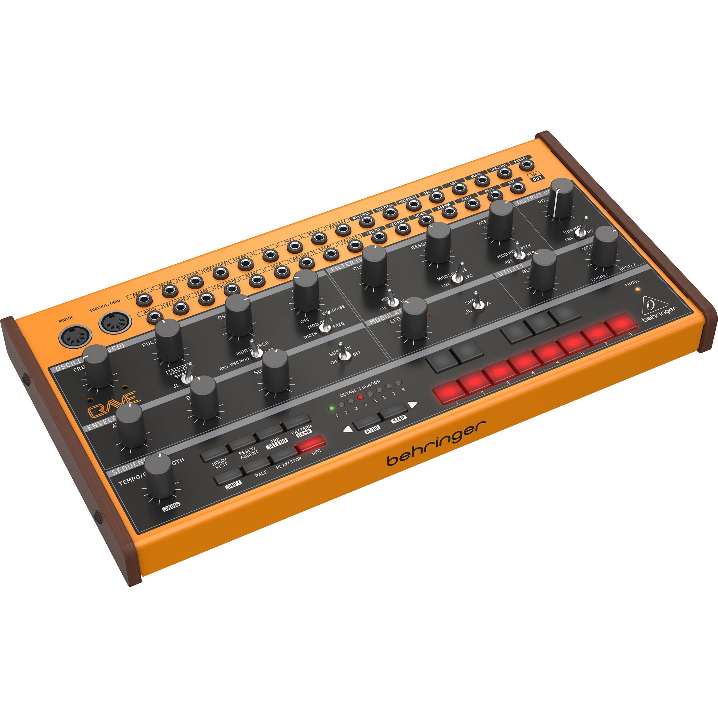 Behringer CRAVE Analog Semi-Modular Synthesizer with 32-Step Sequencer