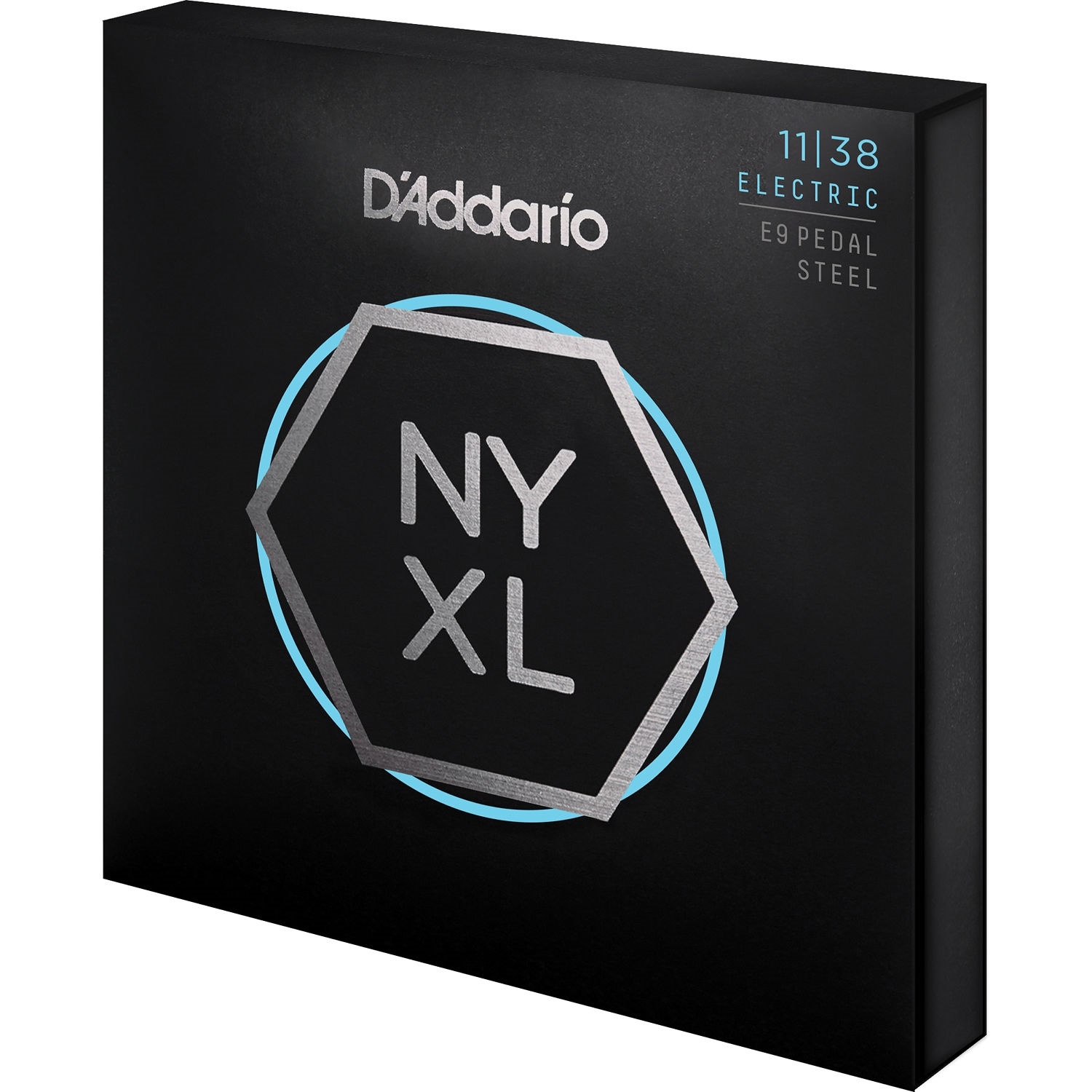 D'Addario NYXL1138PS Nickel Wound Regular Light Pedal Steel Strings, (10-String Set, 11-38)