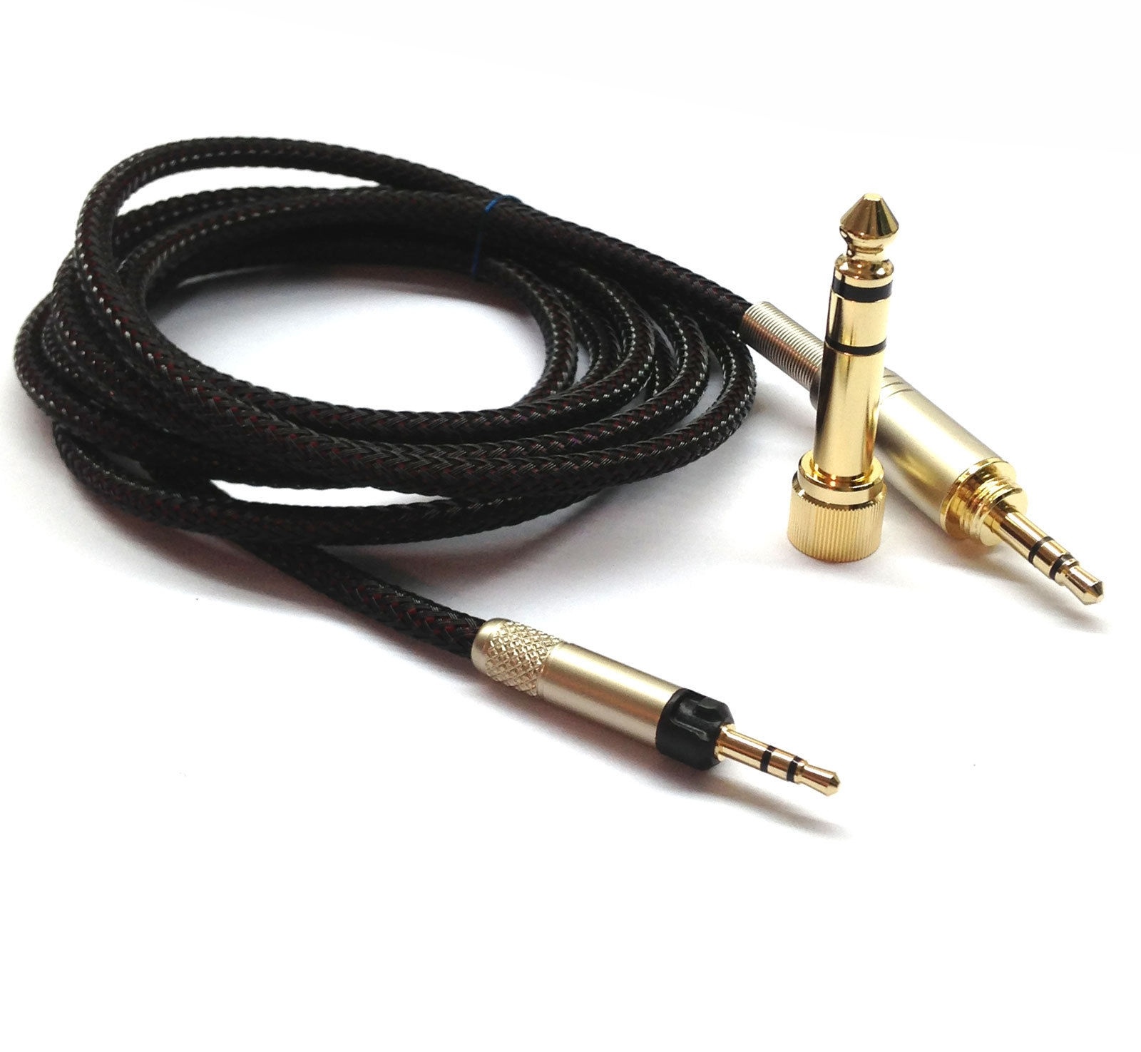 Braided Replacement Cable For Sennheiser HD598 HD558 HD518 Headphones (1.2m)