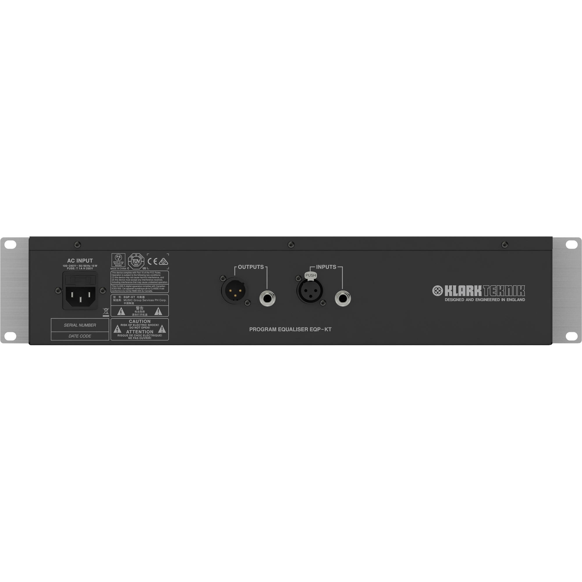 Klark Teknik EQP-KT Single-Channel 2-Band Equalizer | NZ