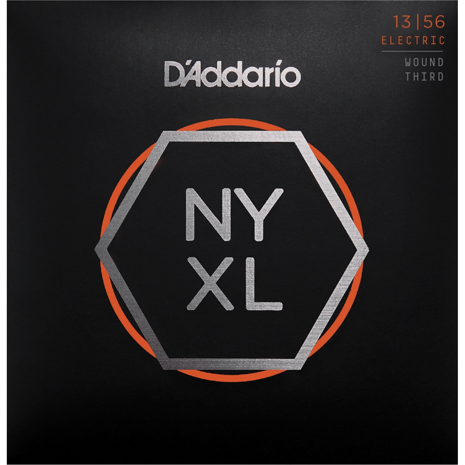 D'Addario NYXL1356W Medium Wound Electric Guitar Strings (6-String Set, 13 - 56)