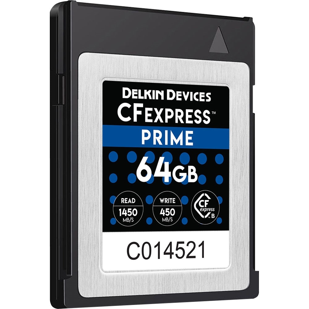 Delkin DCFX0-064 64GB PRIME CFexpress Memory Card