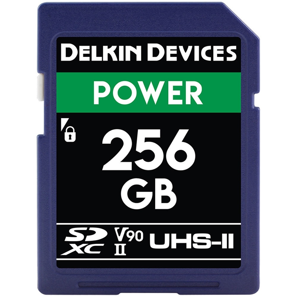Delkin DDSDG2000256 256GB POWER UHS-II SDXC Memory Card