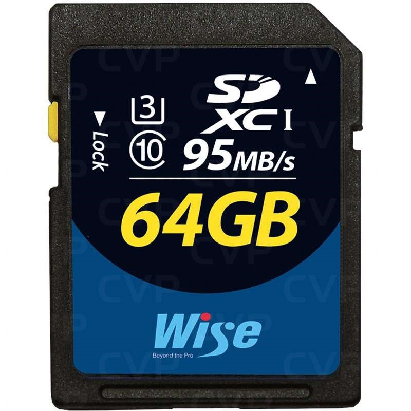 Wise 64GB SDXC UHS-I Memory Card