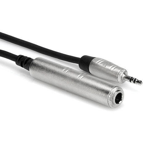 Hosa HXSM-005 REAN 1/4" TRS Female to 3.5mm TRS Male Pro Headphone Adapter Cable (5')