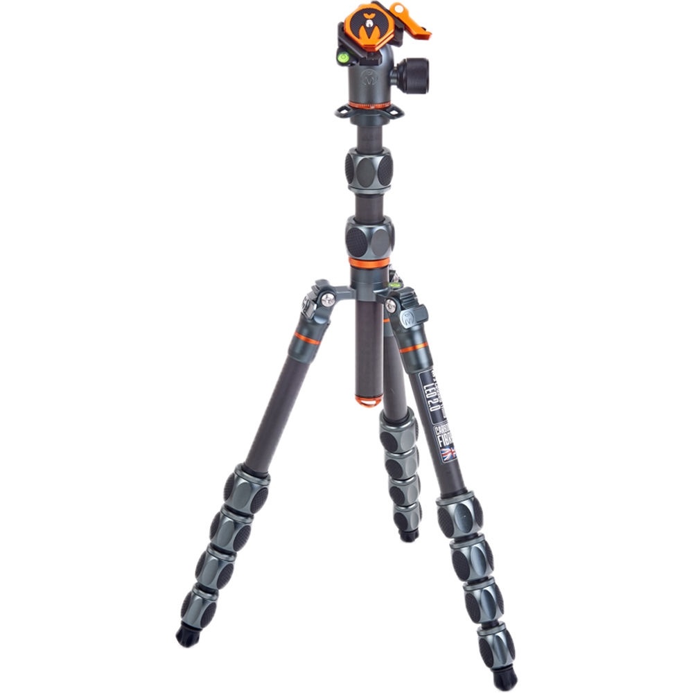 3 Legged Thing Leo 2.0 Tripod Kit with AirHed Pro Lever Ball Head (Grey)