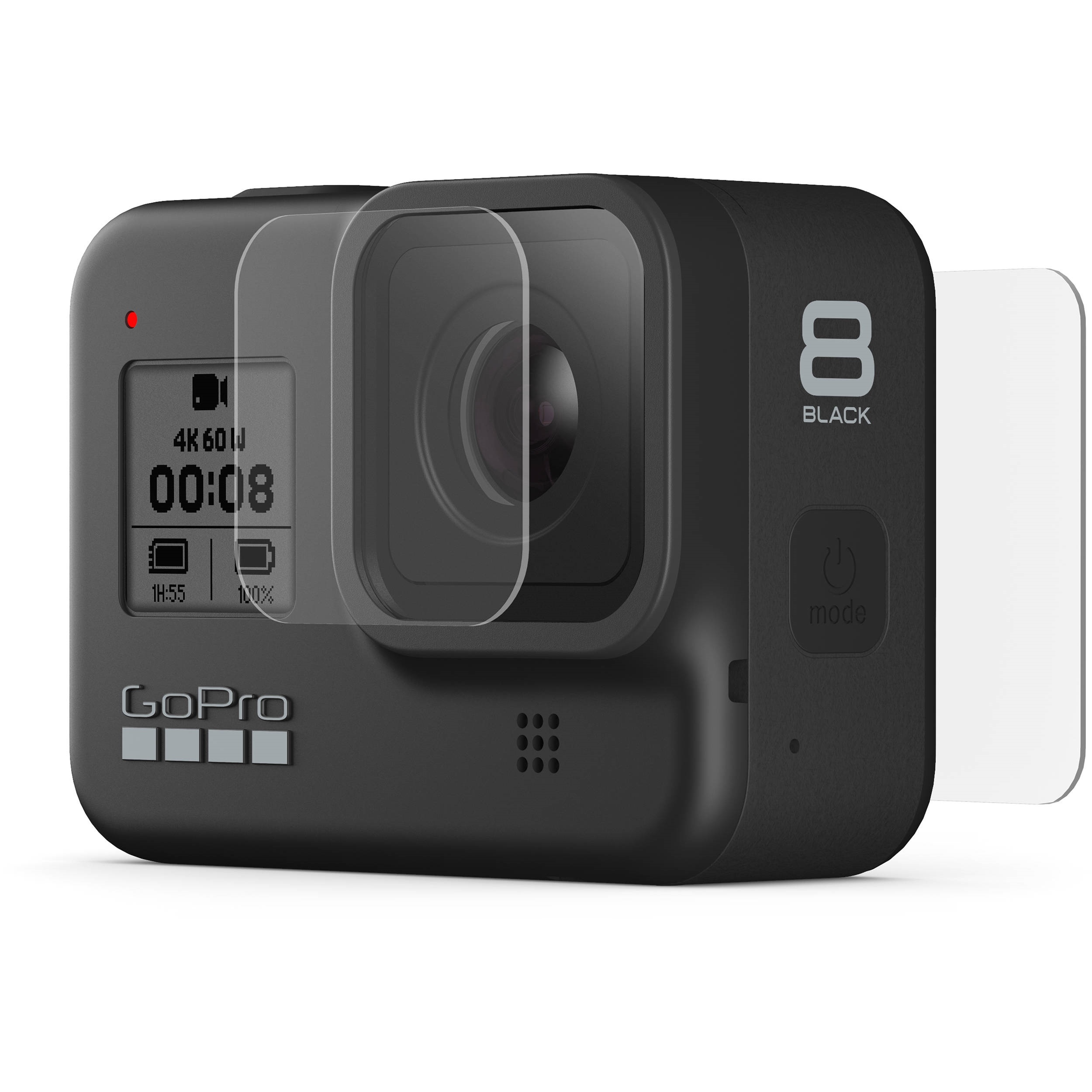 GoPro HERO8 Tempered Glass Lens and Screen Protector Kit