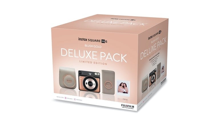 Fujifilm Instax Square SQ6 Camera Deluxe Pack (Blush Gold)