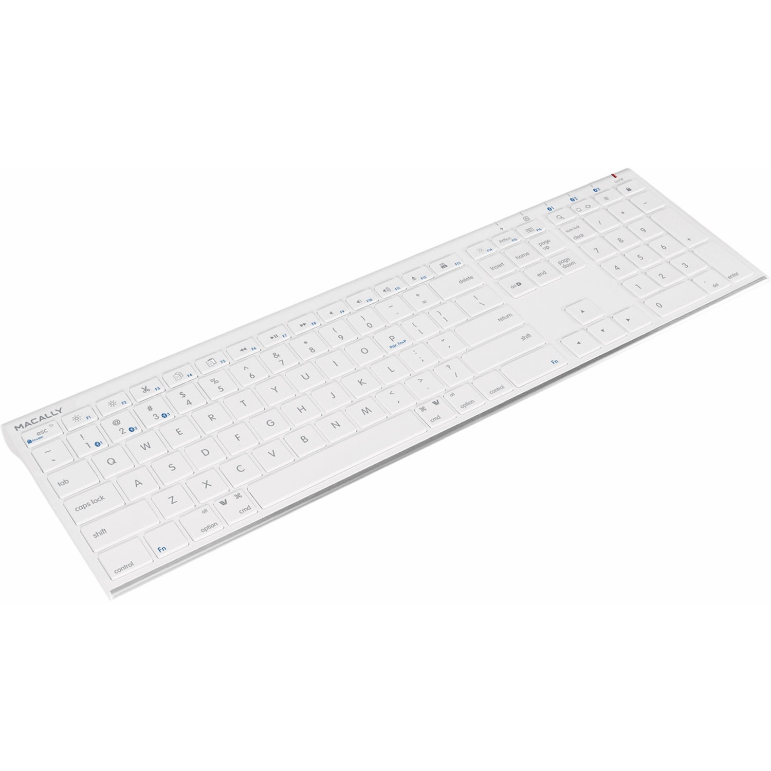 Macally Quick Switch Bluetooth Keyboard for 3 Devices