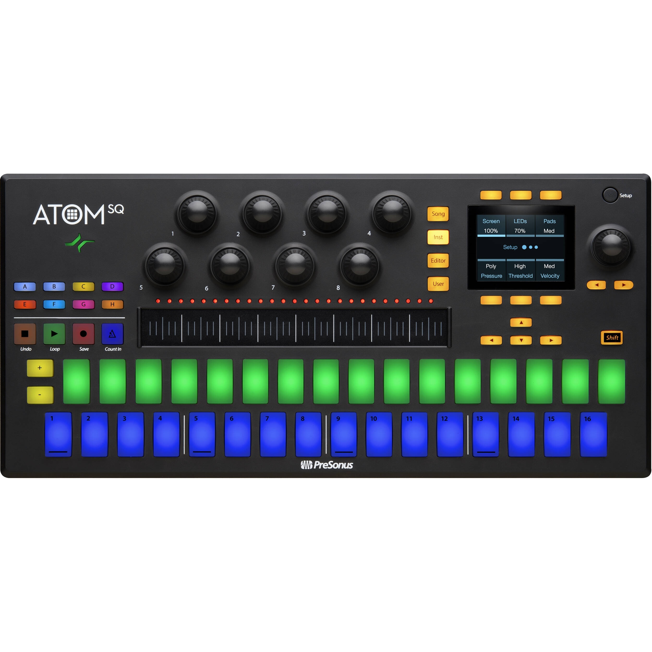 presonus ATOM SQ MIDIコントローラー ATOM SQ Controller – PreSonus