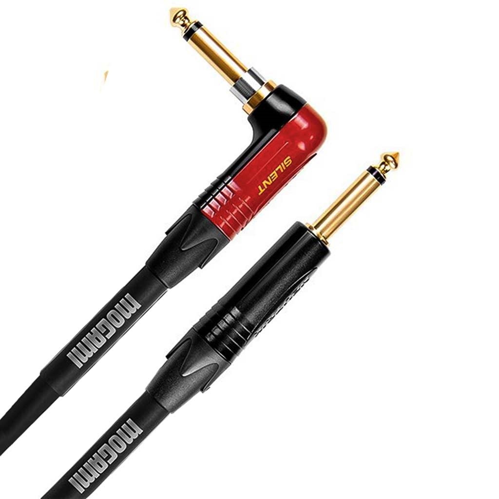 Mogami Platinum Guitar Cable Straight Right Angle with Silent Plug (3.6m)