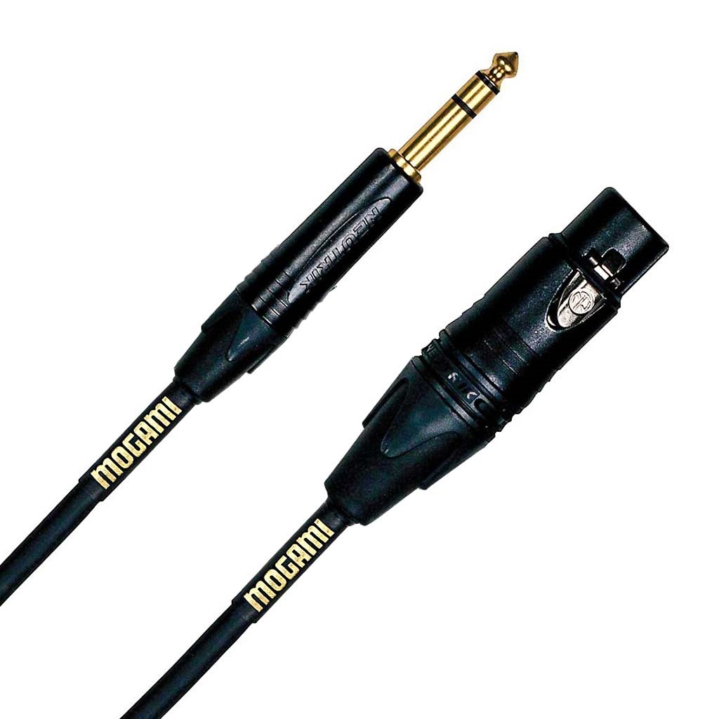 Mogami Gold Series TRS to XLRF Cable (3.0m)