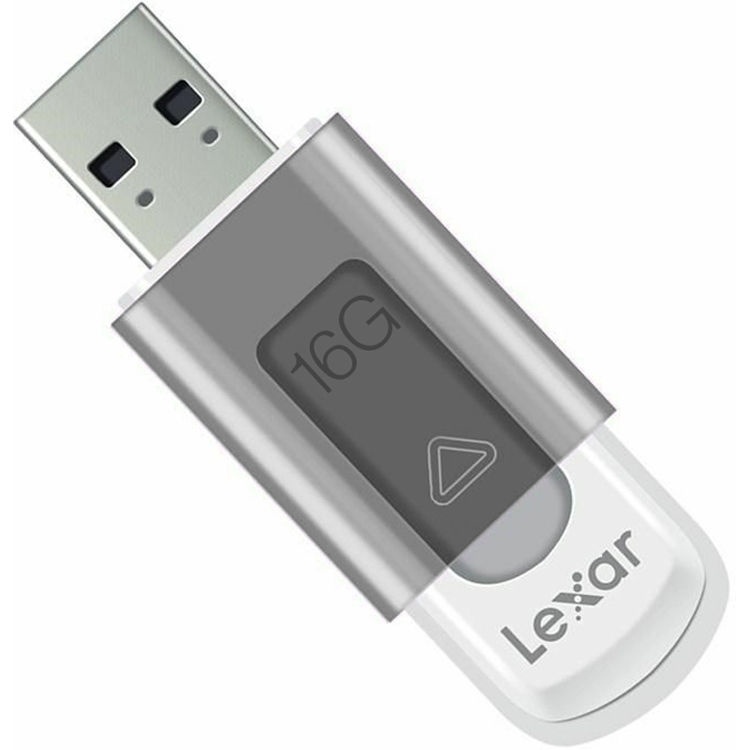 Lexar 16GB JumpDrive S50 USB 2.0 Flash Drive (Black)