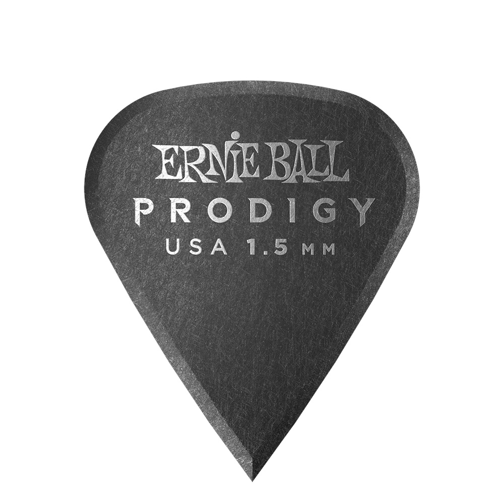 Ernie Ball Prodigy Guitar Pick Black Sharp - 1.5mm (6-Pack)