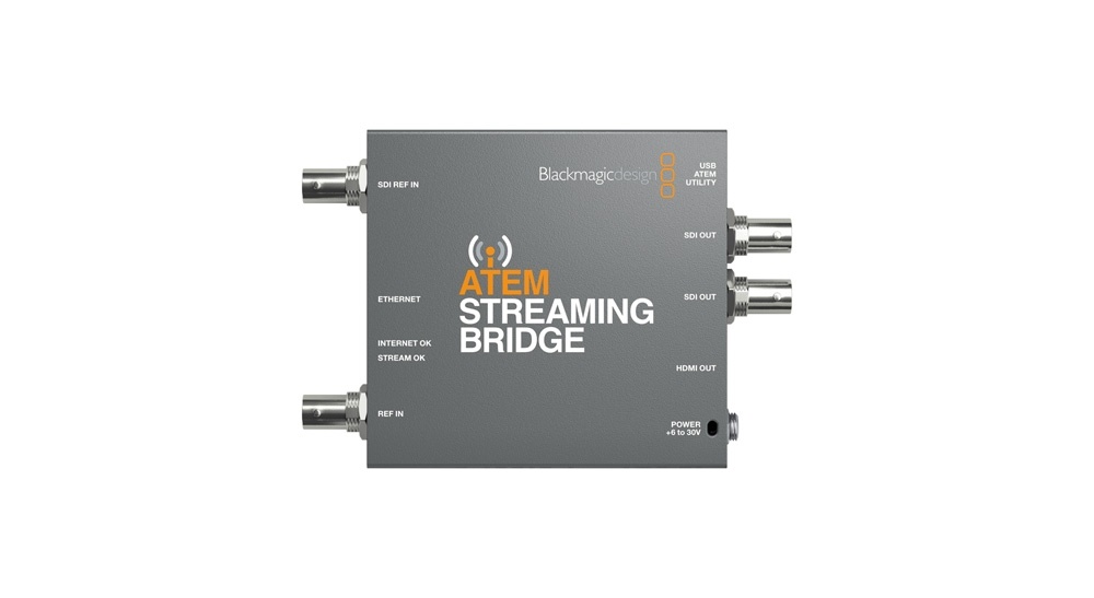Blackmagic ATEM Streaming Bridge for ATEM Mini Pro Streaming Switchers