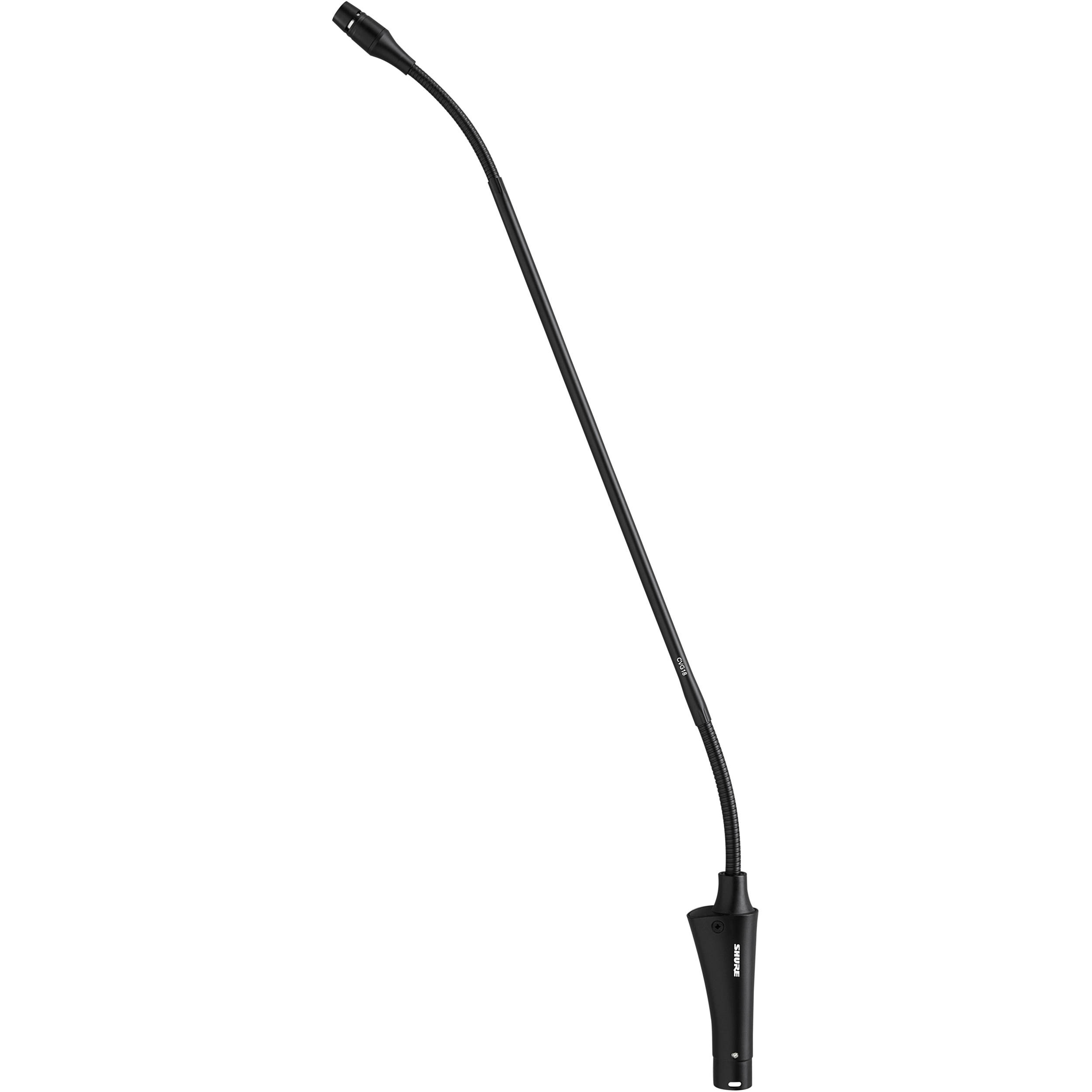 Shure CVG18-B/C Centraverse Cardioid Gooseneck Microphone for Installations