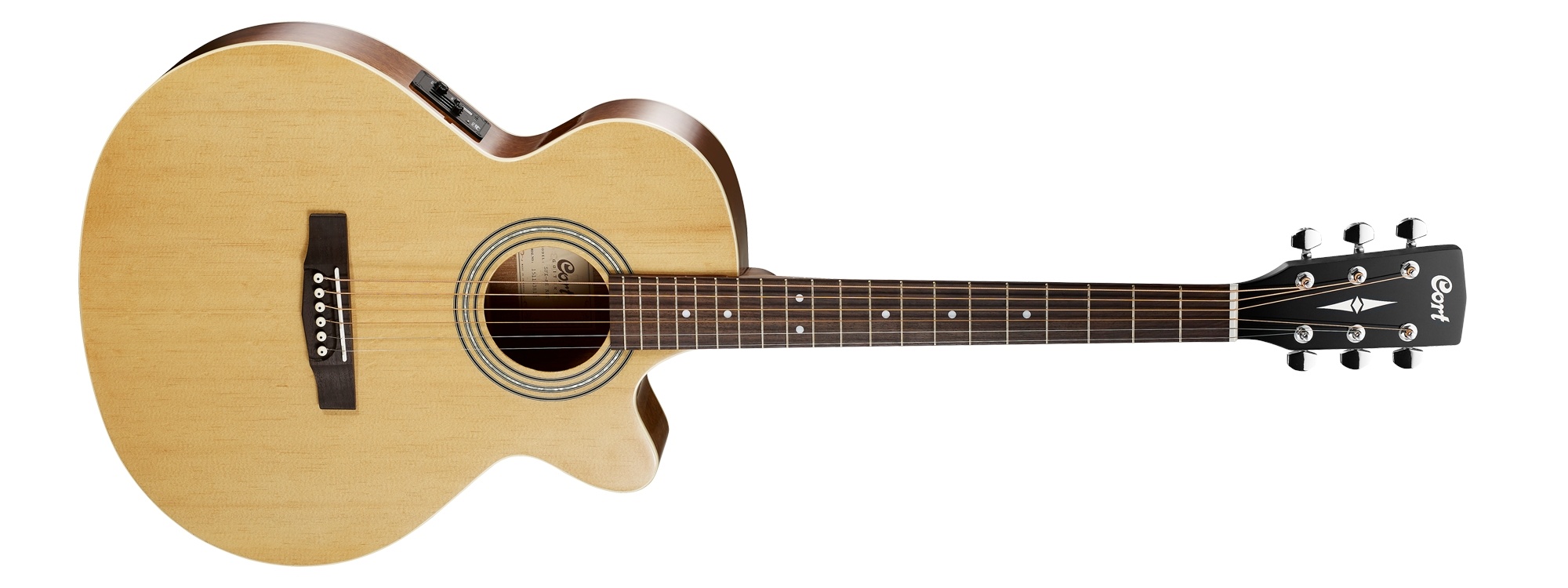 Cort SFX-ME Acoustic Guitar with Bag (Open Pore)