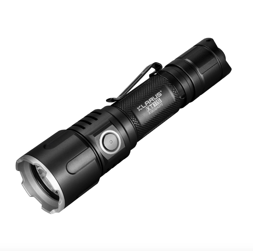 Klarus XT11GT - 2000 Lumens Programmable Tactical Flashlight