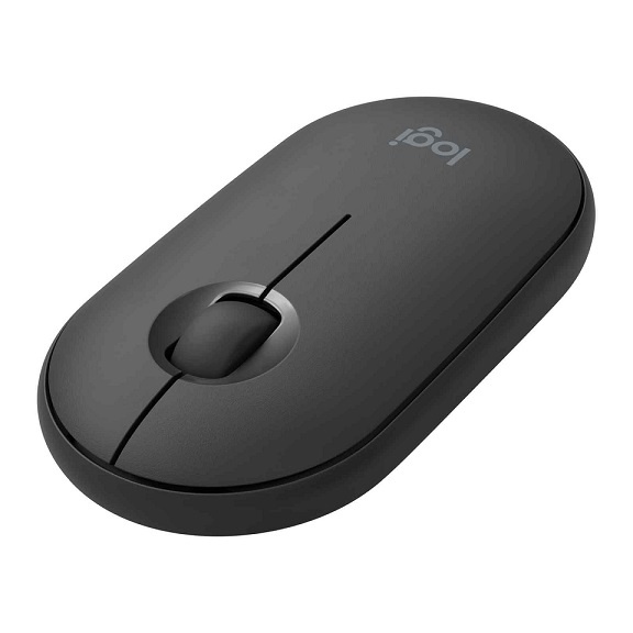 Logitech M350 Pebble USB Wireless/Bluetooth Mouse - Graphite