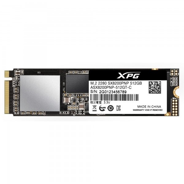 Adata XPG SX8200 Pro Solid State Drive (Black 512GB)