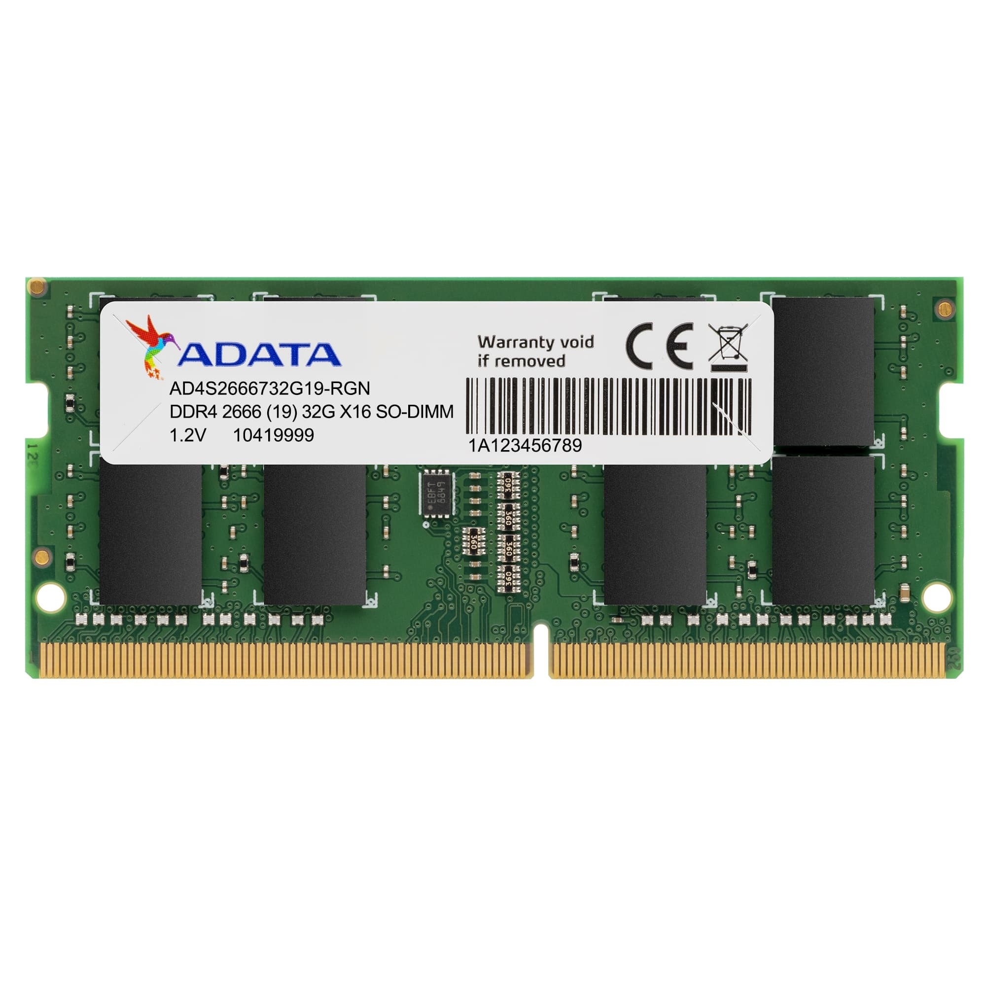 ADATA 4GB DDR4-2666 512x16 SODIMM