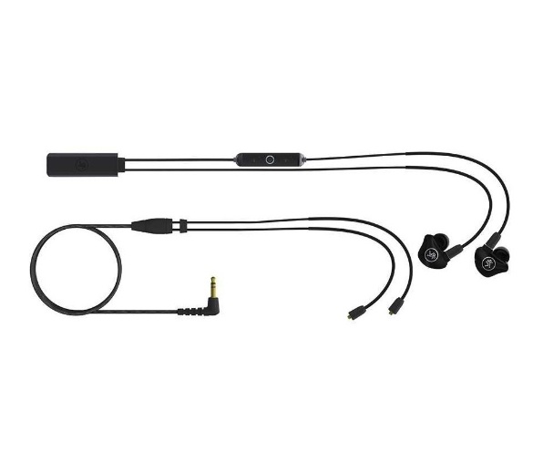 Mackie MP-240BTA Dual Hybrid Professional In Ear Monitors Headphones With Bluetooth
