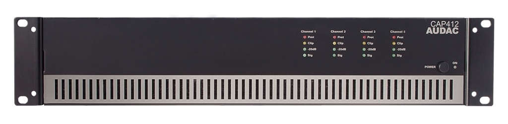 Audac CAP412 Quad-Channel Power Amplifier 4 X 120w 100v