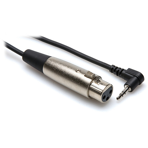 Hosa XVM-102F 3.5mm TRS to 3-Pin XLR Microphone Cable (0.6m)