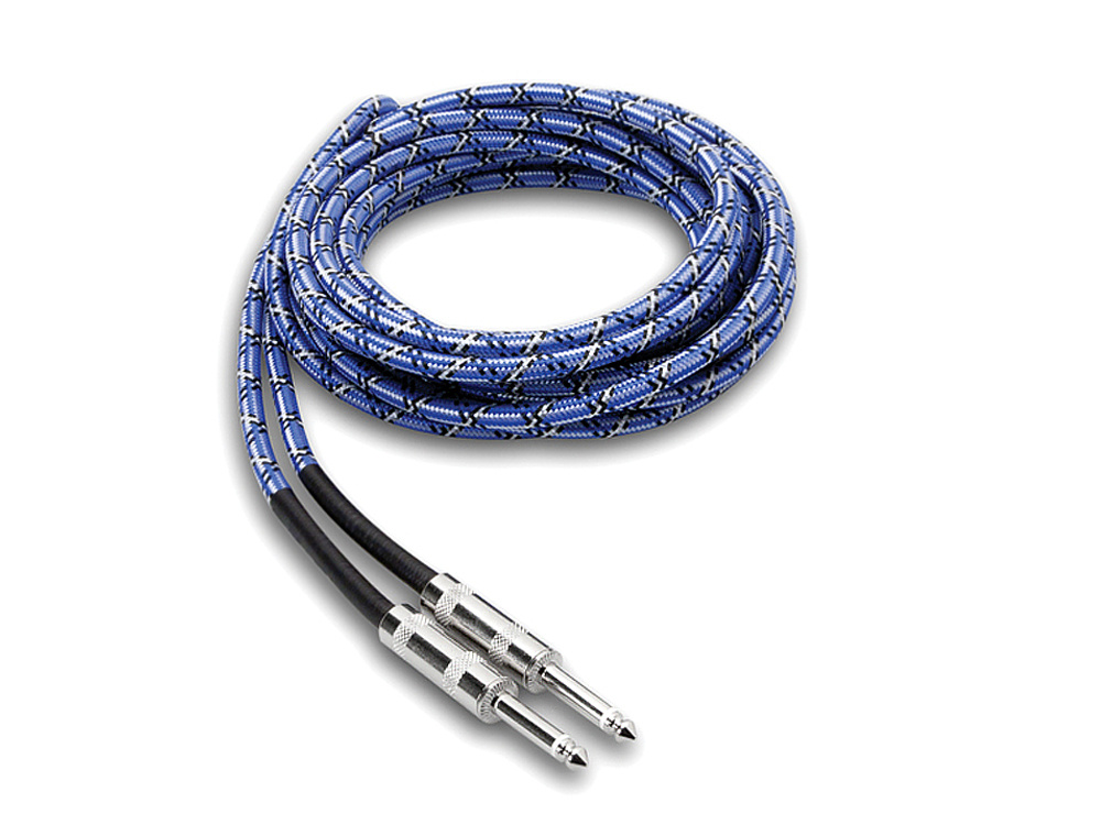 Hosa 3GT-18C1 Cloth Guitar Cable 18ft