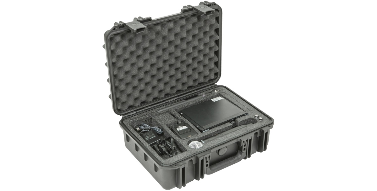 SKB 3i-1711-XLX iSeries Waterproof Case With Shure SLX/ULX Custom Interior