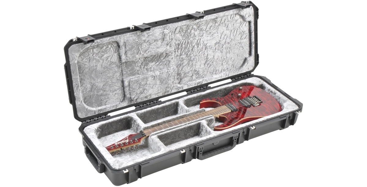 SKB 3i-4214-OP iSeries Injection Molded Mil-Standard Waterproof Open Cavity Electric Guitar Case