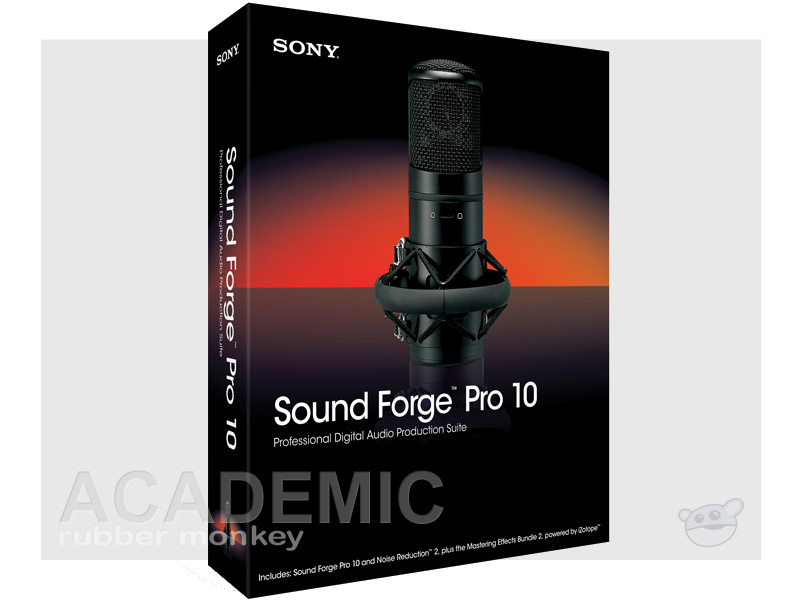 Sony Sound Forge Pro 10 ACADEMIC with CD Architect 5 and NR
