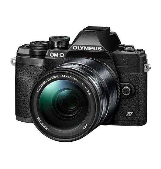 Olympus OM-D E-M10 Mark IV Mirrorless Digital Camera with 14-150mm Lens (Black)