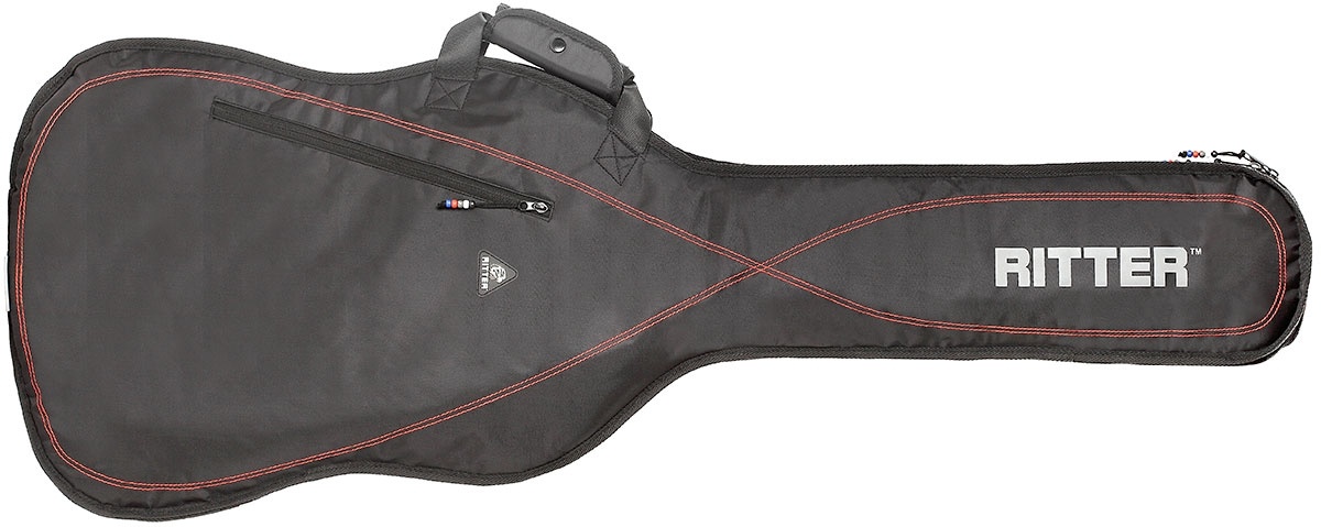 Ritter Performance RGP2 Bass Guitar Bag (Black/Red)