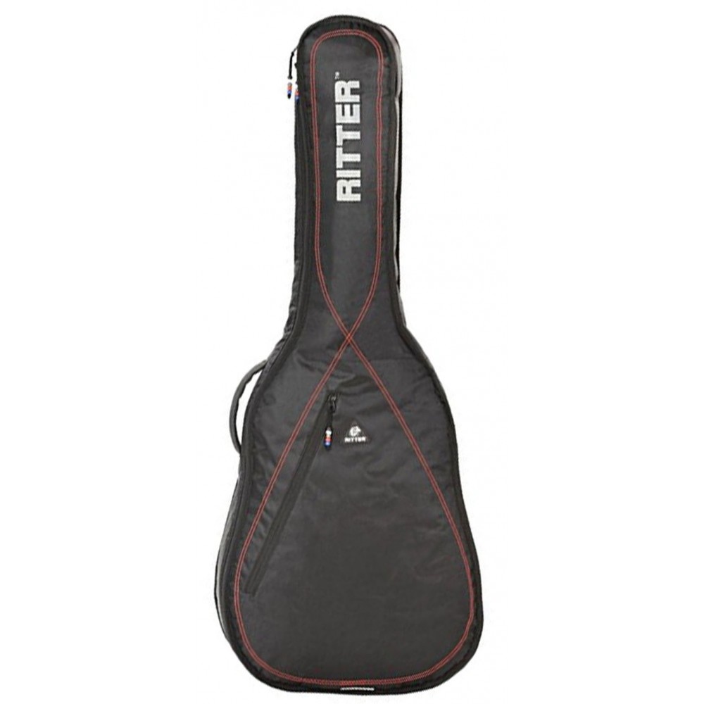 Ritter Performance RGP2-C/BRD Classic Guitar Bag (Black/Red)