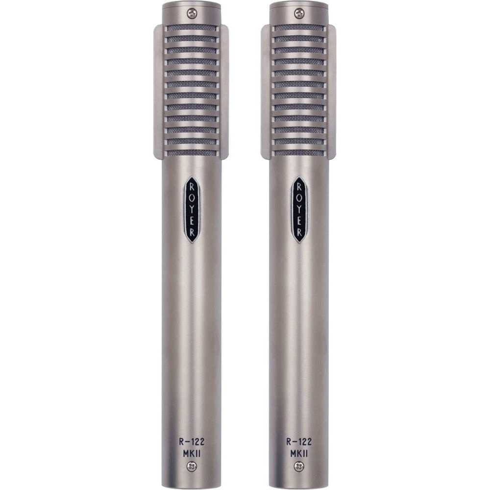 Royer Labs R-122 MKII Active Ribbon Microphone (2.5 Micron, Matched Pair, Nickel)
