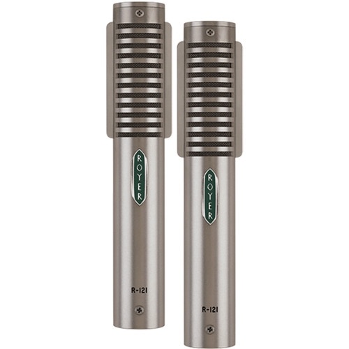 Royer Labs R-121-MP Studio Ribbon Microphones (2.5-Micron, Matched Pair, Nickel)