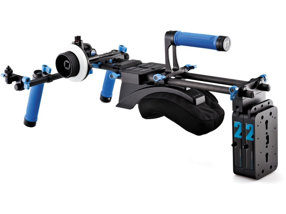 Redrock Micro Field Cinema Bundle with lowBase for Tall-Bodied Cameras - blue
