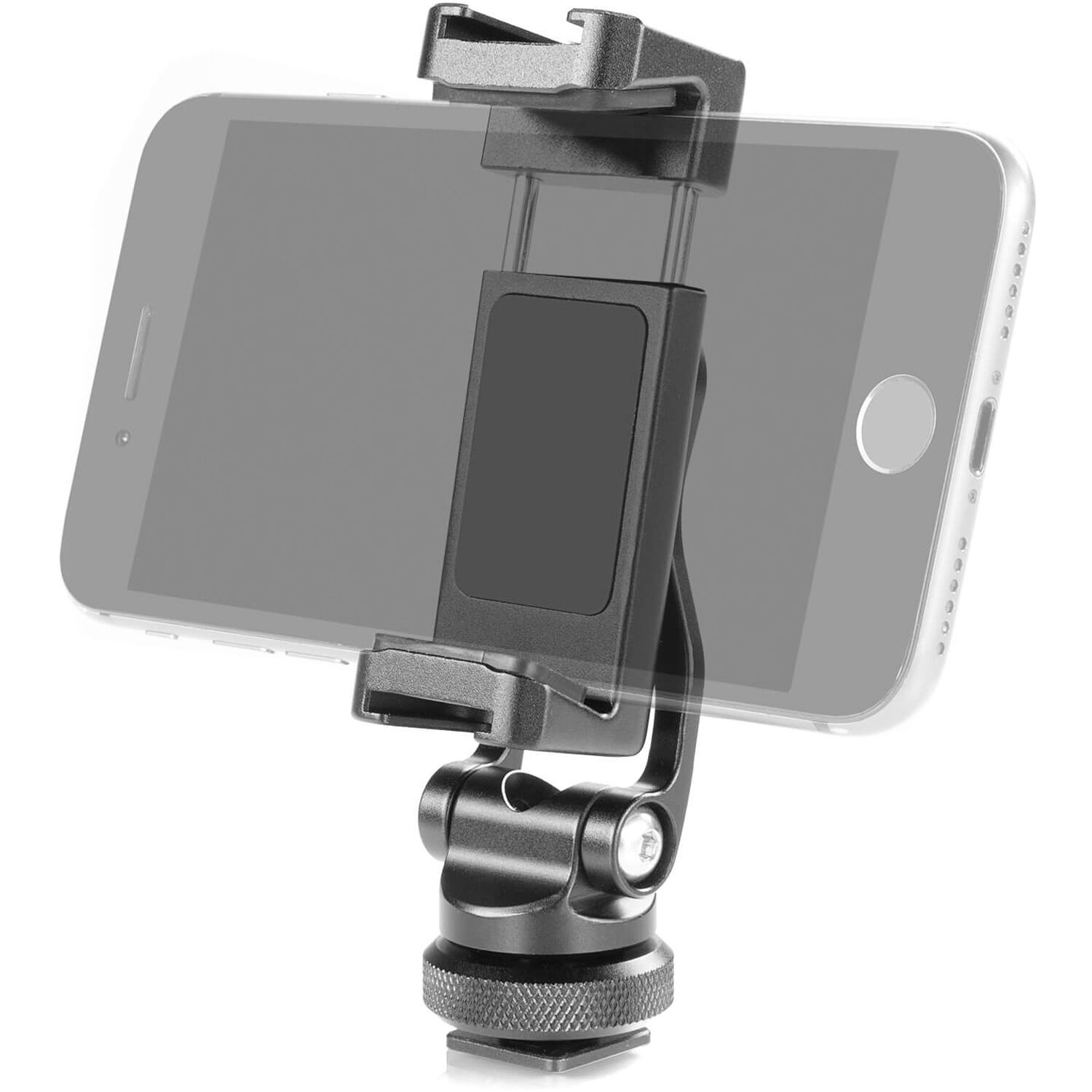 Shape Friction Swivel and Tilt Smartphone Aluminium Clamp