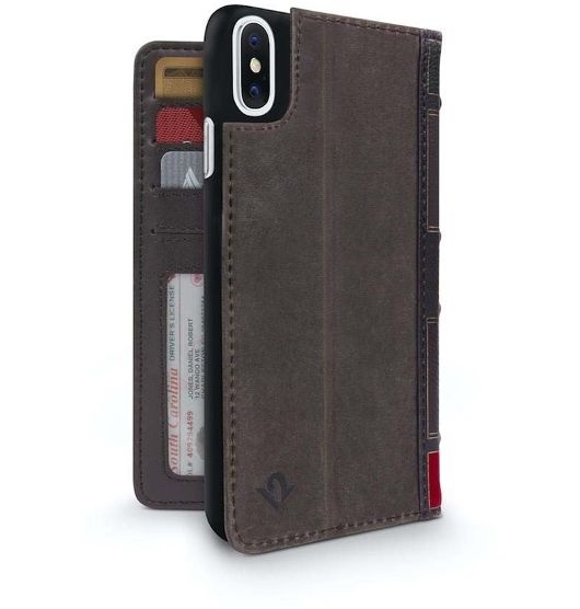 Twelve South BookBook for iPhone X/XS (Brown)