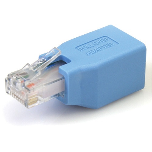 StarTech RJ-45 Male to Female Rollover Ethernet Cable Adapter (Blue)