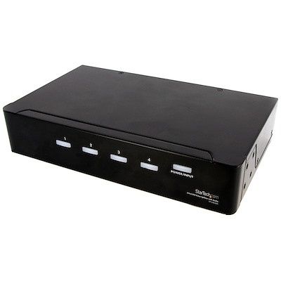 StarTech ST124DVIA 4 Port DVI Video Splitter with Audio