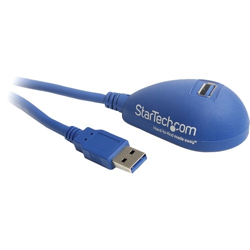 StarTech Male to Female Desktop SuperSpeed USB 3.0 A to A Extension Cable (Blue, 1.5m)