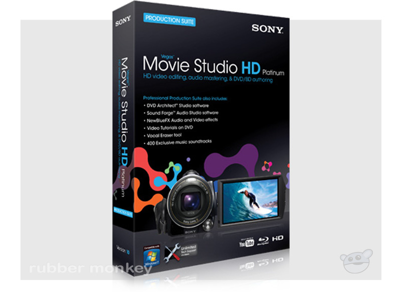 Sony Vegas Movie Studio HD Platinum 10 Production Suite Site 25-49 seats