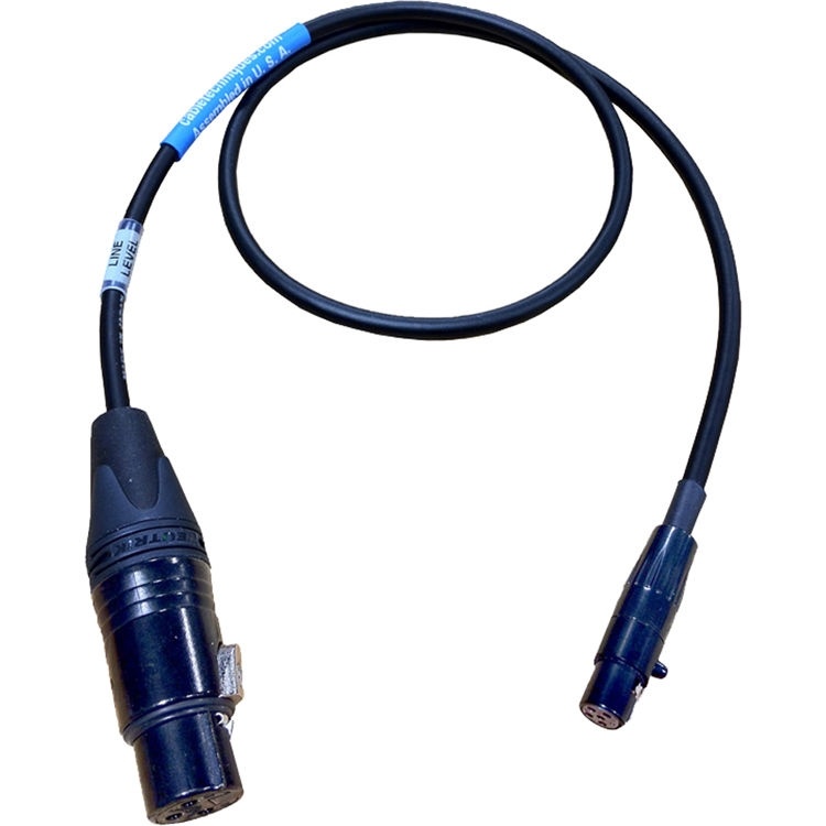 Cable Techniques CT-PLT-M24 Balanced XLR -3F to TA 5F Transmitter Cable (60.9cm)