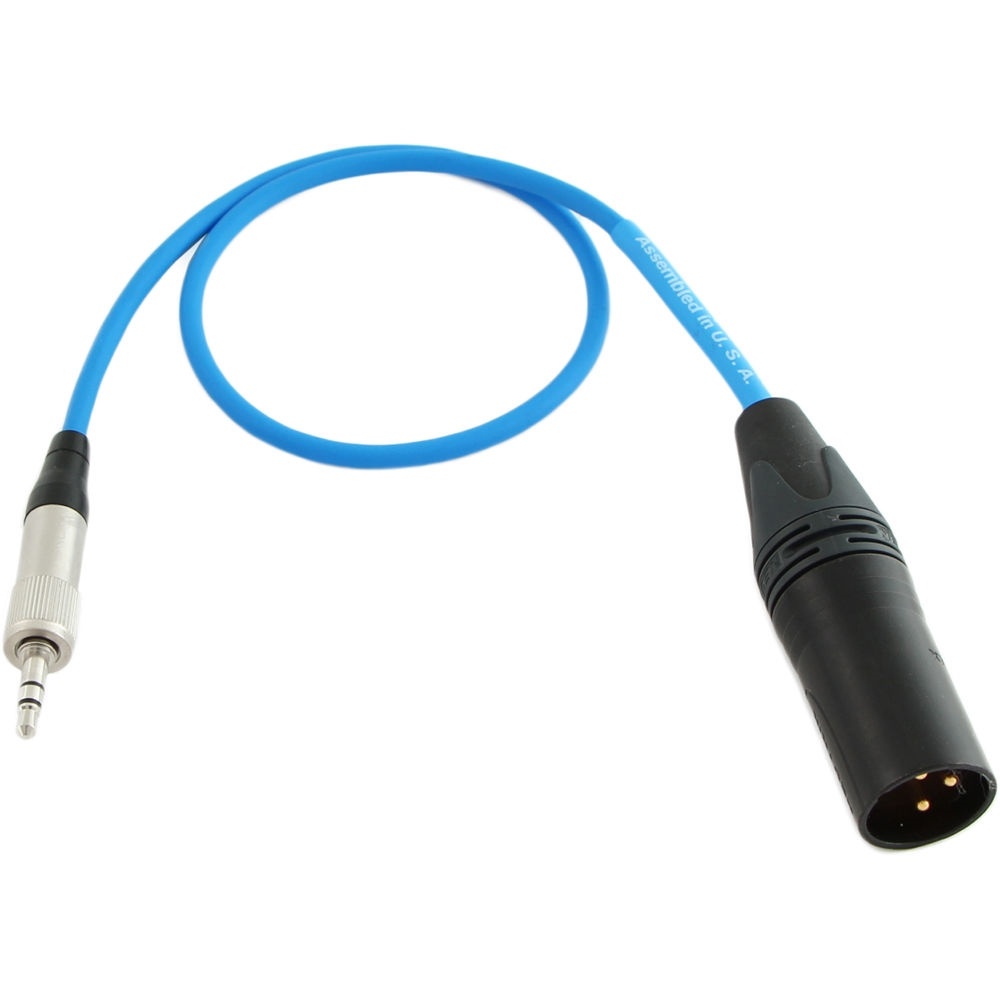 Cable Techniques 3.5mm TRS to 3-Pin XLRM Unbalanced Cable (30.4cm, Blue)