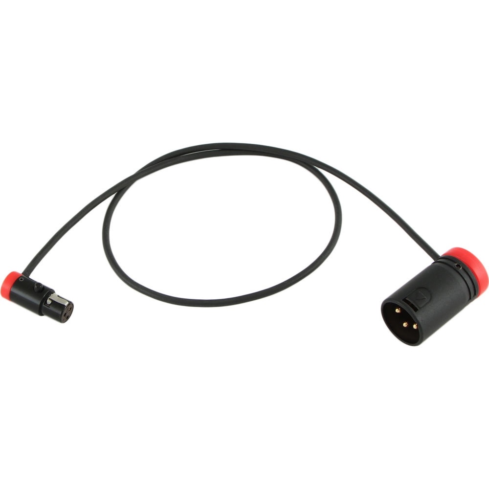 Cable Techniques CT-LPS-3TMX Low-Profile TA3F to LXPXLR-3M Cable (45.7cm, Red)
