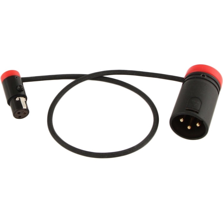 Cable Techniques CT-LPS-3TMX Low-Profile TA3F to LXPXLR-3M Cable (30.4cm, Red)